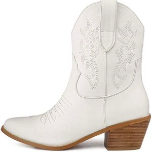Western Embroided Cowboy Boots